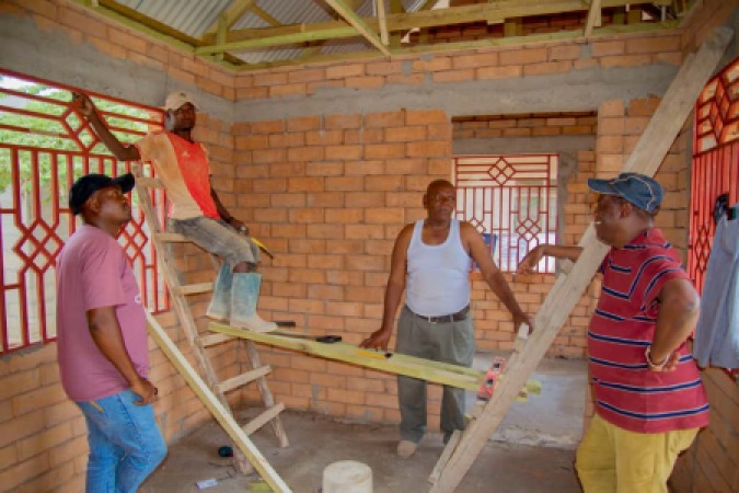 CCI IN COLLABORATION WITH HABITAT IS IMPLEMETING AFFORDABLE HOUDING SOLUTIONS FOR THE URBAN POOR AT CHANIKA SETTLEMENT, DARESSALAAM.